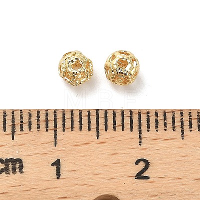 Rack Plating Brass Beads KK-R211-02G-02-1