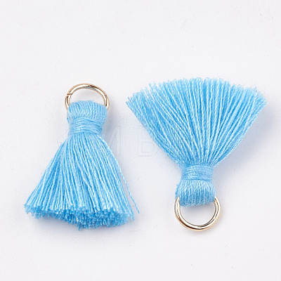 Polycotton(Polyester Cotton) Tassel Pendant Decorations FIND-S280-10-1