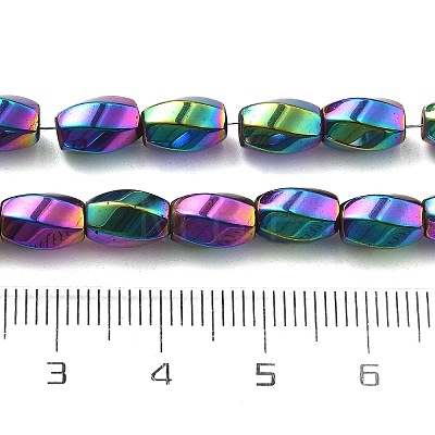 Electroplated Synthetic Non-magnetic Hematite Beads Strands G-P545-G02-02B-1