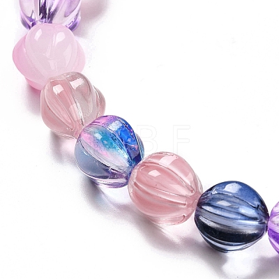 Transparent Glass Beads Strands GLAA-F114-02B-05-1