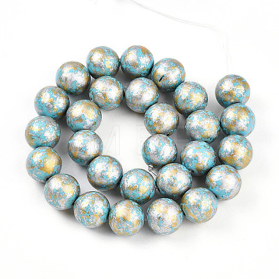 Synthetic Turquoise Beads Strands TURQ-T004-08A-08-1