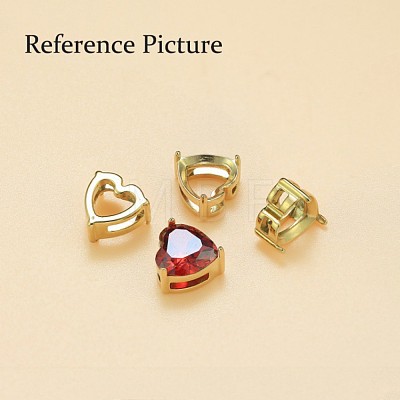 304 Stainless Steel Rhinestone Claw Settings STAS-U042-05B-G-1