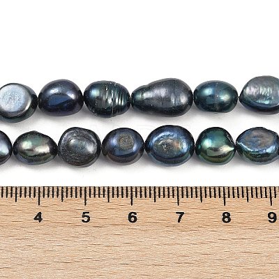 Natural Cultured Freshwater Pearl Beads Strands PEAR-P064-20K-05D-1