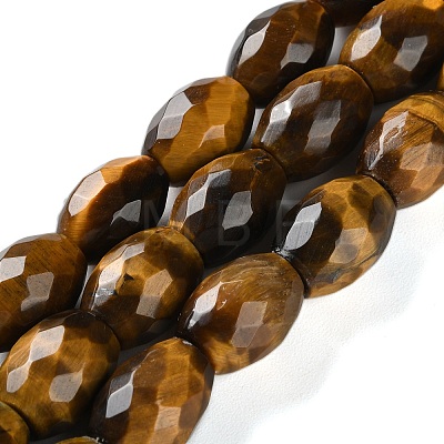 Natural Tiger Eye Beads Strands G-C135-J03-01-1