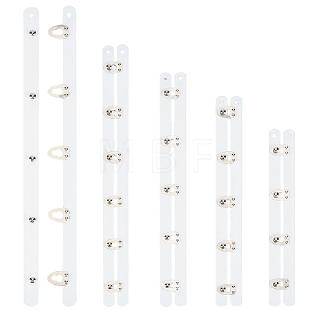 5 Pairs 5 Styles Stainless Steel Corset Busk FIND-CL0002-01-1