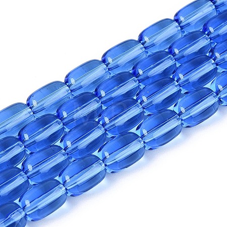 Transparent Glass Beads Strands GLAA-T028-14T-A03-1