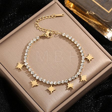 304 Stainless Steel Charm Bracelets WG4CBE1-01-1