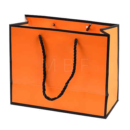 Rectangle Paper Bags with Rope Handles CARB-L011-02A-02-1