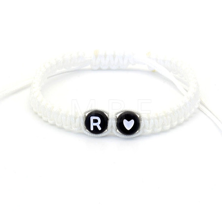 Resin Beads Braided Bead Bracelets FS-WG7326D-18-1