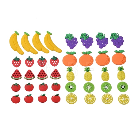 PVC Plastic Cabochons PVC-X0001-01-1