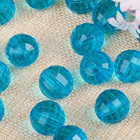 Transparent Acrylic Beads TACR-NH0001-B-09-1