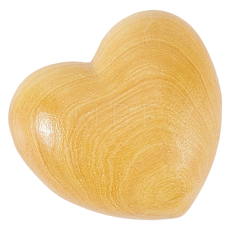 Sandalwood Wooden Heart Display Decorations AJEW-WH20054-222A-1