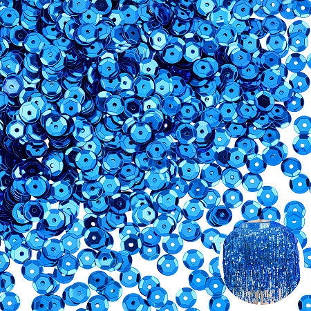 6000Pcs Plastic Paillette Beads PVC-PA0001-01A-1