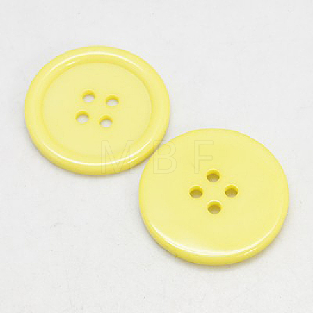 Resin Buttons RESI-D030-18mm-07-1