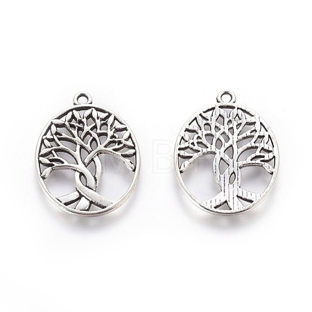 Tibetan Style Zinc Alloy Pendants X-PALLOY-P178-03AS-1