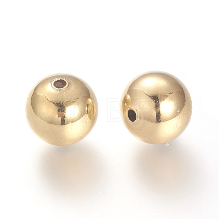 Brass Beads KK-R058-034G-1
