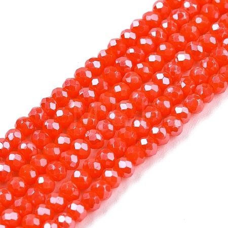 Electroplate Glass Beads Strands EGLA-A044-P1mm-A03-1