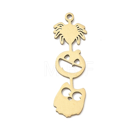 Halloween 201 Stainless Steel Pendants SA-CBA6FBD-21G-1