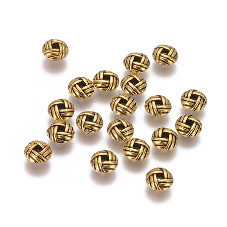 Zinc Alloy Spacer Beads X-PALLOY-ZN25847-AG-FF-1