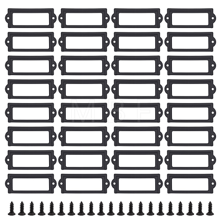 40Pcs Iron Label Frame FIND-MA0001-20EB-1