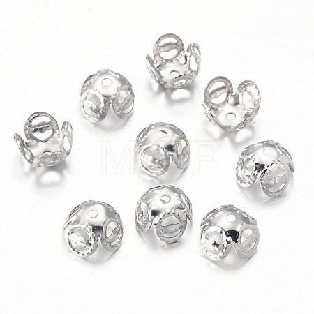 Iron Filigree Bead Caps E116-1-1