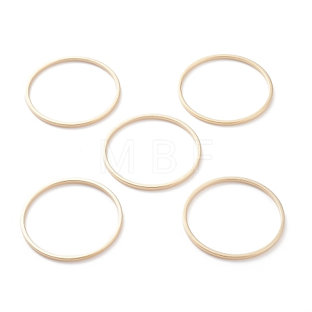 Brass Linking Rings KK-Y003-03I-G-1