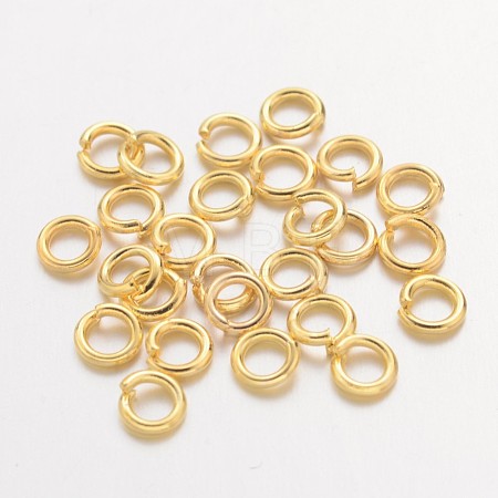 Brass Open Jump Rings JRC4MM-G-1