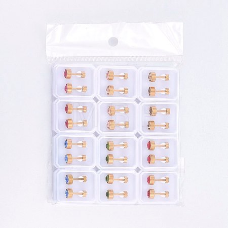 304 Stainless Steel Earlobe Plugs EJEW-H362-08G-B-1