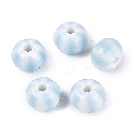 Vintage Handmade Porcelain Beads PORC-Q006-07Q-1