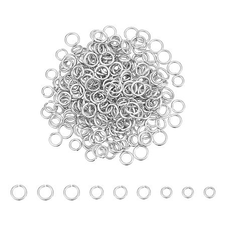 304 Stainless Steel Open Jump Rings STAS-UN0006-01P-1