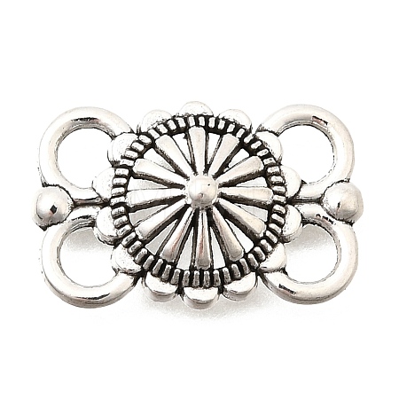 Tibetan Style Alloy Links Connector Charms FIND-D042-07C-AS-1