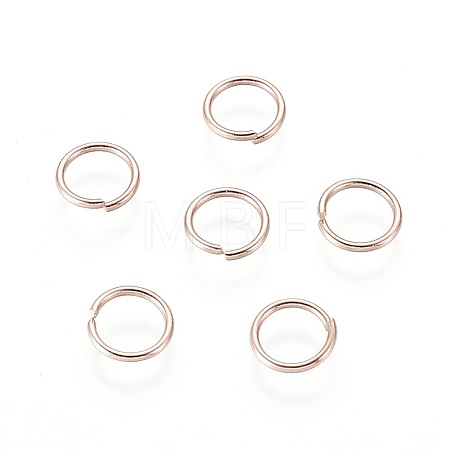 304 Stainless Steel Open Jump Rings STAS-O098-01RG-10-1