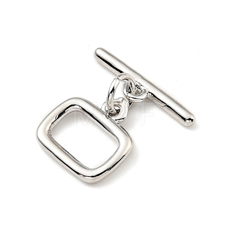 Brass Toggle Clasps KK-G416-67P-1