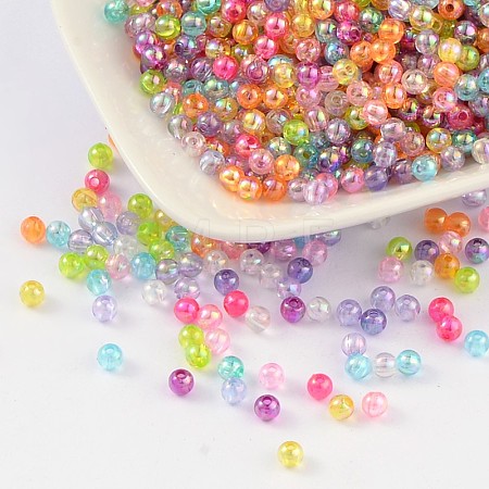 Eco-Friendly Transparent Acrylic Beads PL731M-1