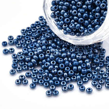 8/0 Czech Opaque Glass Seed Beads SEED-N004-003A-01-1
