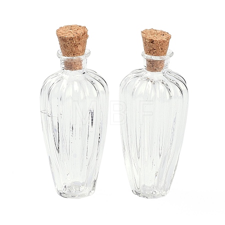 Glass Cork Bottles LS-AJEW-O032-05C-1