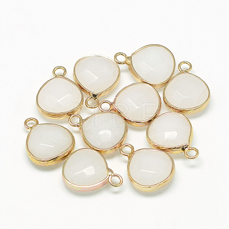 Natural White Jade Pendants X-G-Q963-04-1
