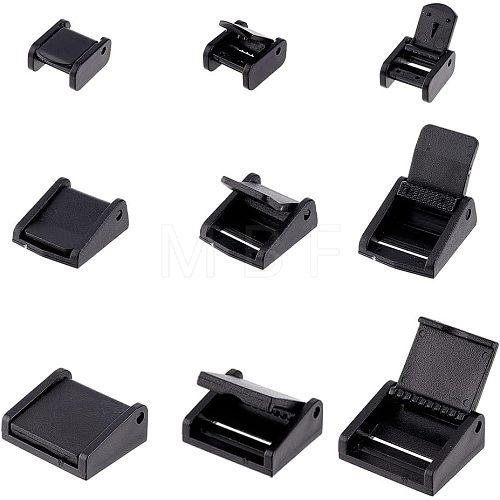  42Pcs 3 Style Plastic Cam Buckle KY-NB0001-47-1