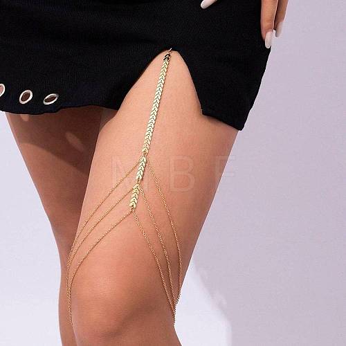 Shell Shape Tassel Alloy Thigh Chain WG1C085-09-1