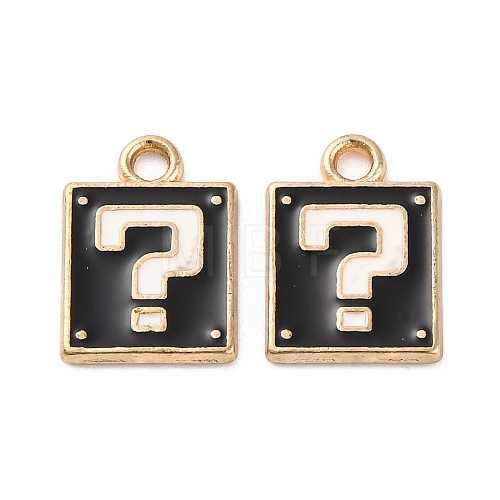 Alloy Enamel Charms ENAM-Q001-08G-03-1