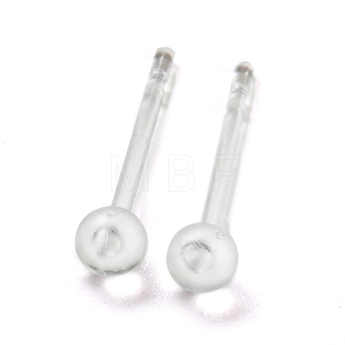 Resin Stud Earring Findings X1-FIND-H046-10-1