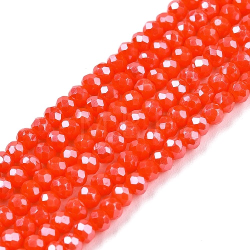 Electroplate Glass Beads Strands EGLA-A044-P1mm-A03-1