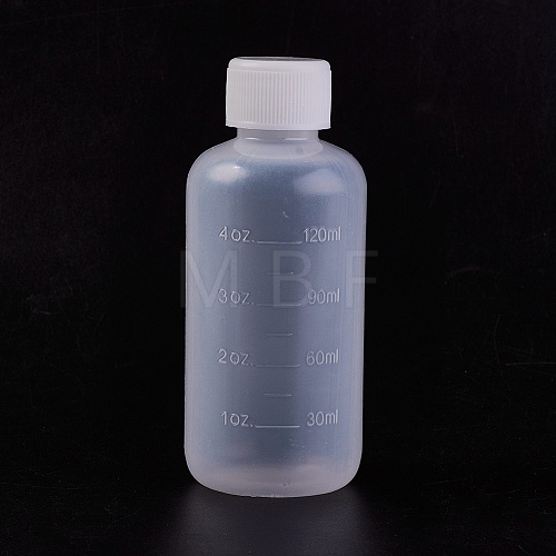 120ml Plastic Screw Cap Bottles TOOL-WH0097-05-1