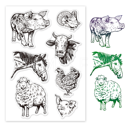 PVC Plastic Stamps DIY-WH0167-56-358-1