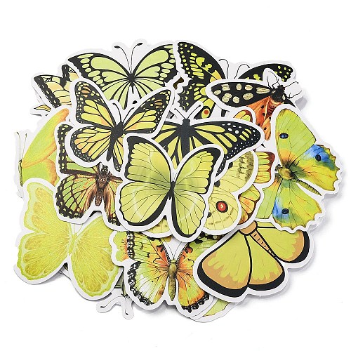 Butterfly 50Pcs Paper Scrapbook Stickers DIY-I114-01C-1