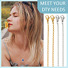  20Pcs 2 Colors 304 Stainless Steel Cable Chain Necklaces Set MAK-NB0001-23-6