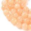 Dyed Natural Malaysia Jade Beads Strands G-G021-02C-23-3