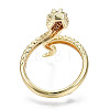Snake Cuff Ring for Girl Women RJEW-N035-047-NF-2
