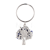 Chip Natural Lapis Lazuli Keychain KEYC-JKC00219-07-2