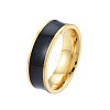 201 Stainless Steel Flat Finger Ring for Women RJEW-N043-22LG-1
